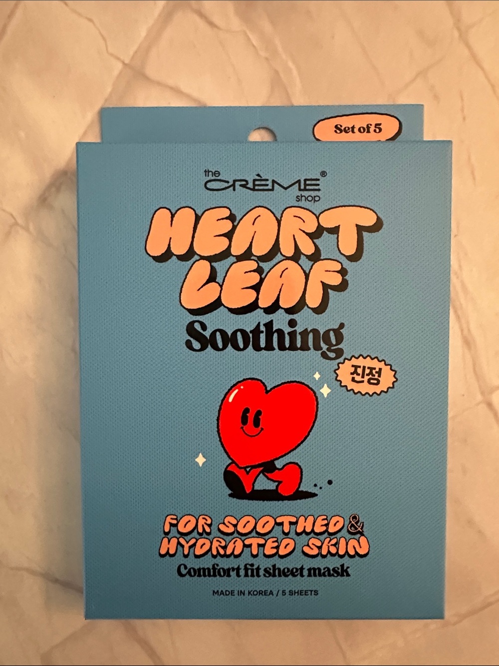 The Crème Shop Heart Leaf Soothing Sheet Mask